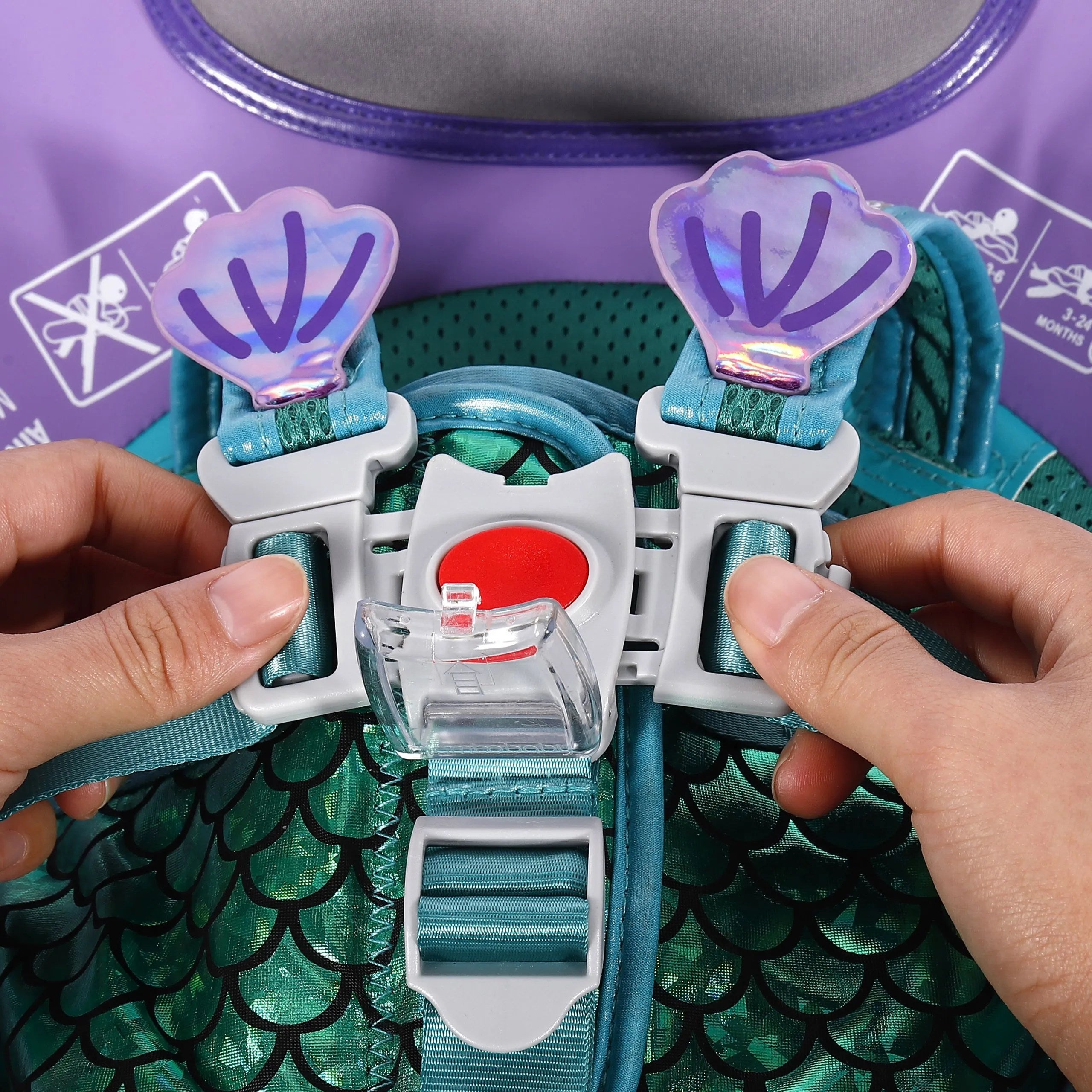 Mambobaby Float Purple Mermaid