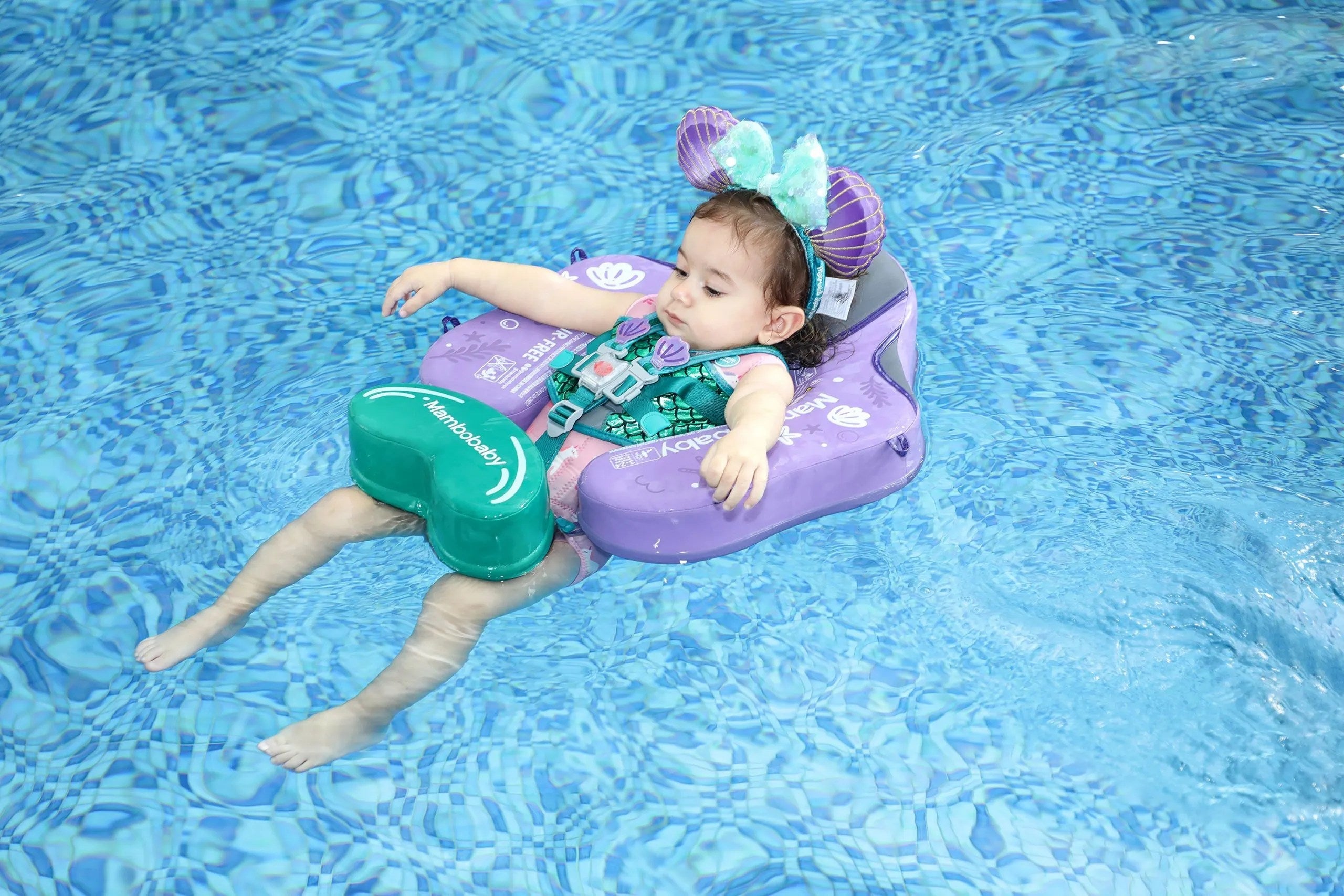 Mambobaby Float Purple Mermaid
