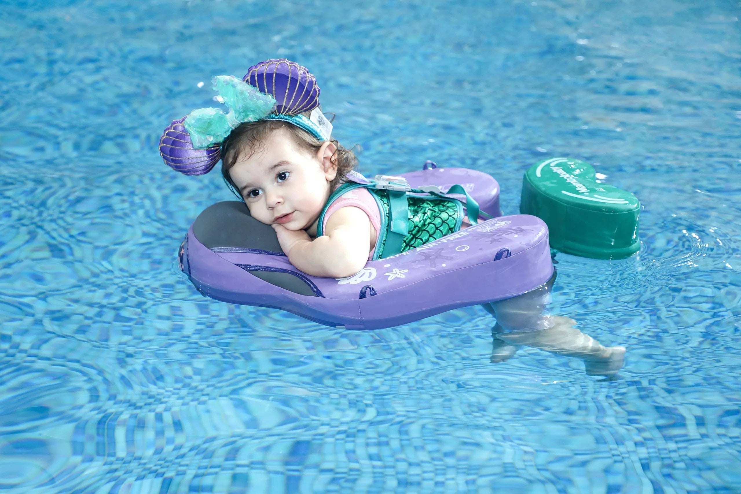 Mambobaby Float Purple Mermaid