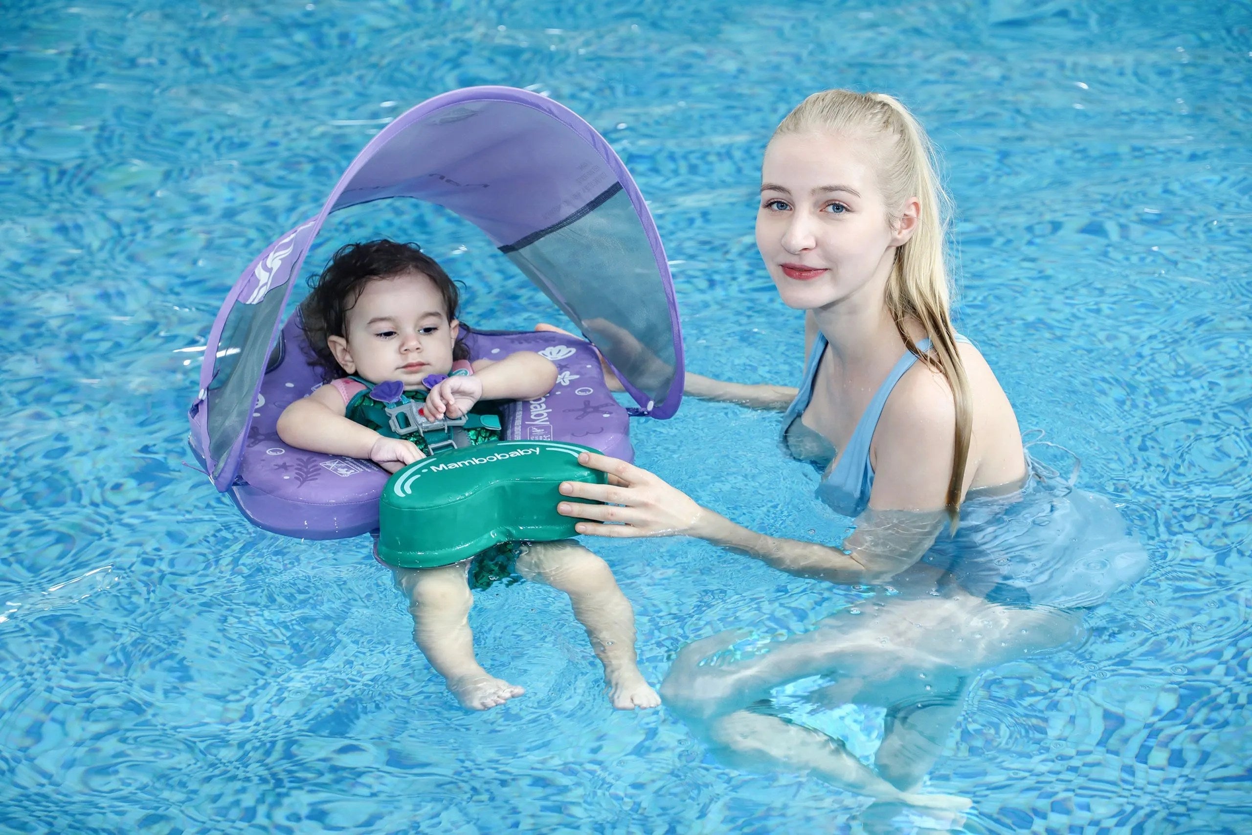 Mambobaby Float Purple Mermaid