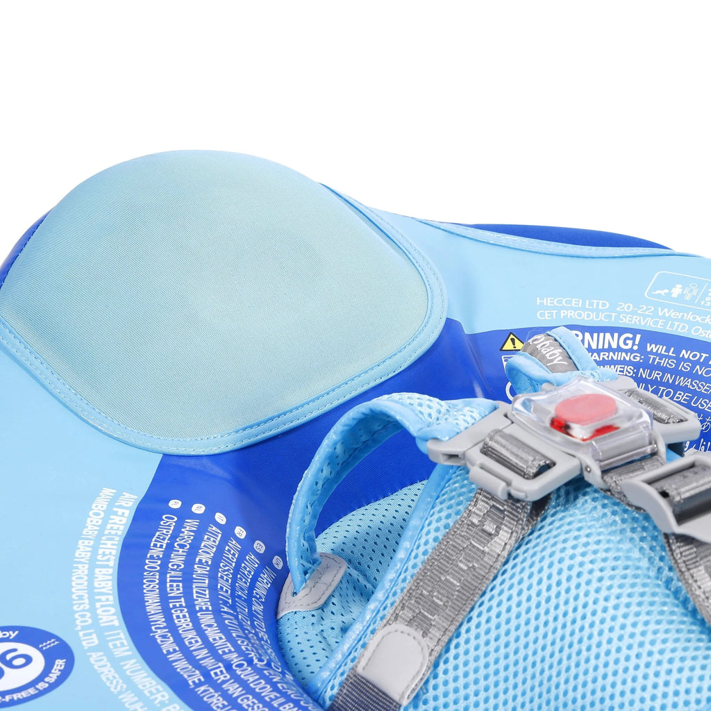 HECCEI Mambobaby Float With Canopy And Tail Blue Steamship