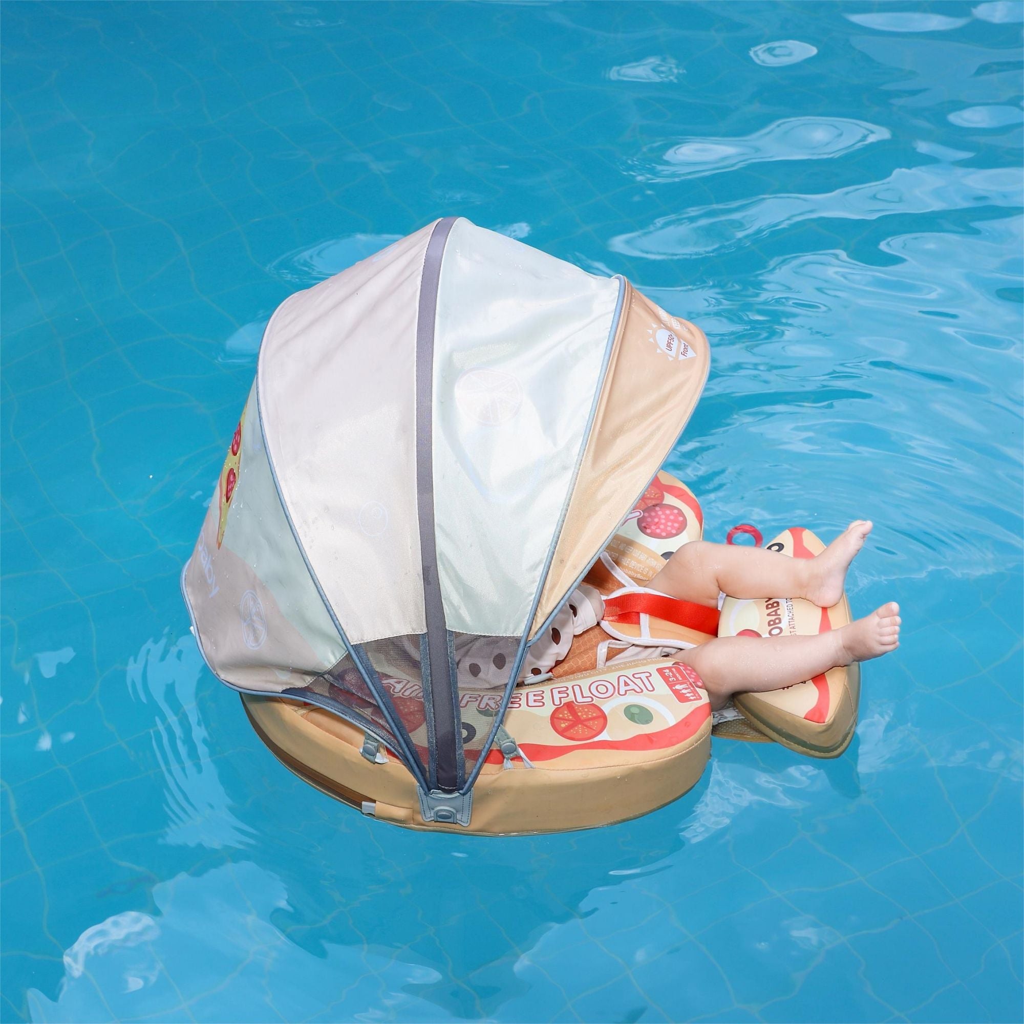 Mambobaby Swim Float Pizza Orange