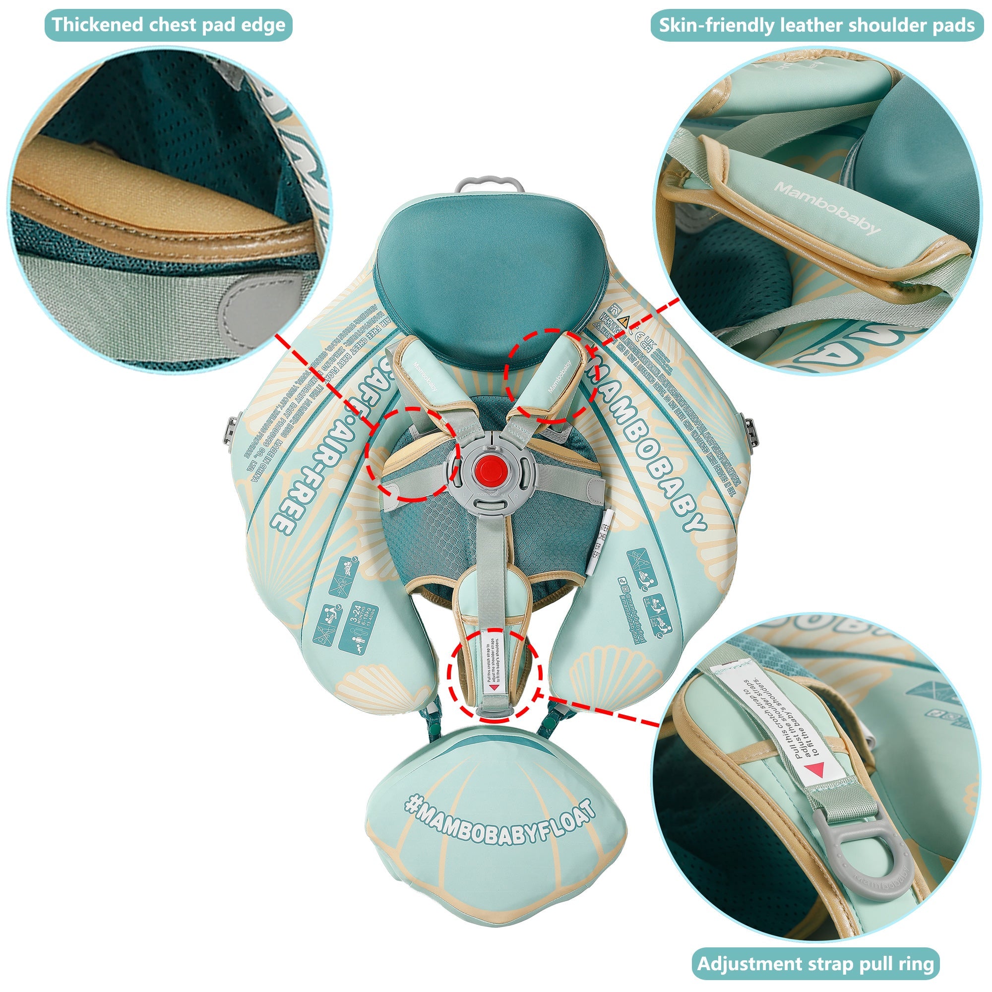 Mambobaby Float Seashell