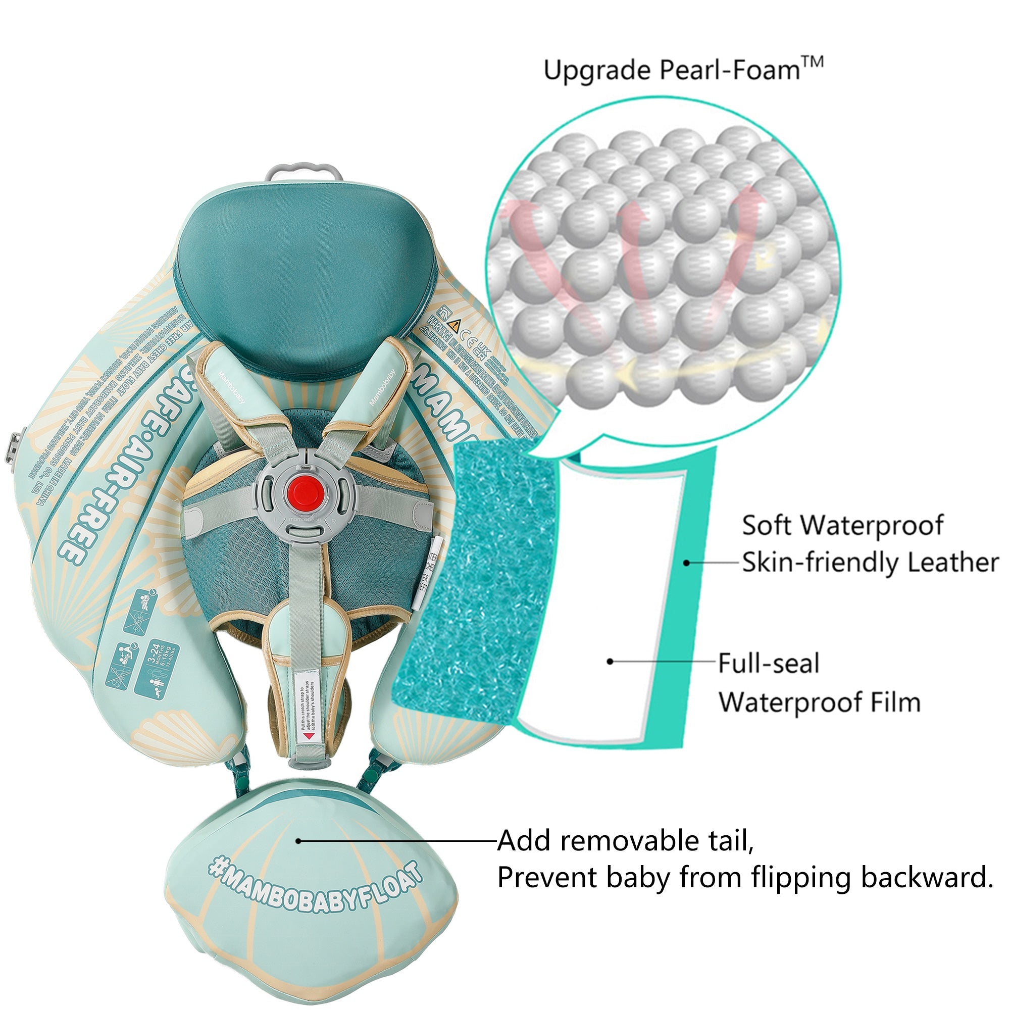 Mambobaby Float Seashell