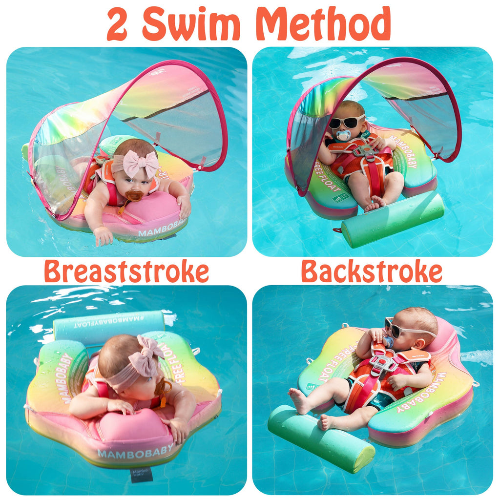 Mambobaby Float with Canopy and Tail Gradient