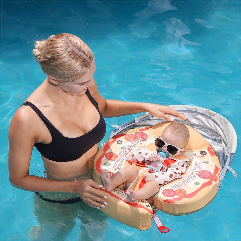 Mambobaby Swim Float Pizza Orange