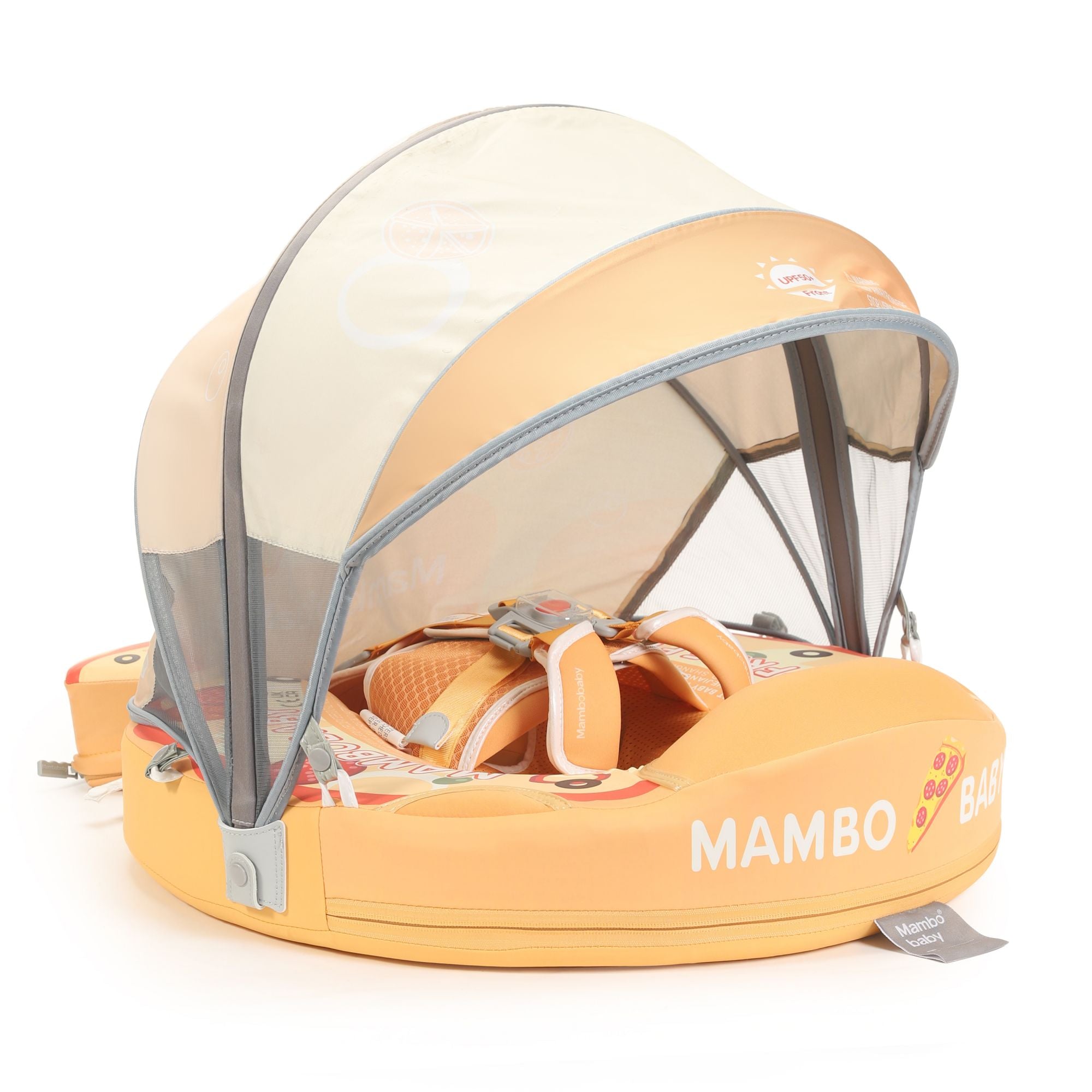 Mambobaby Swim Float Pizza Orange