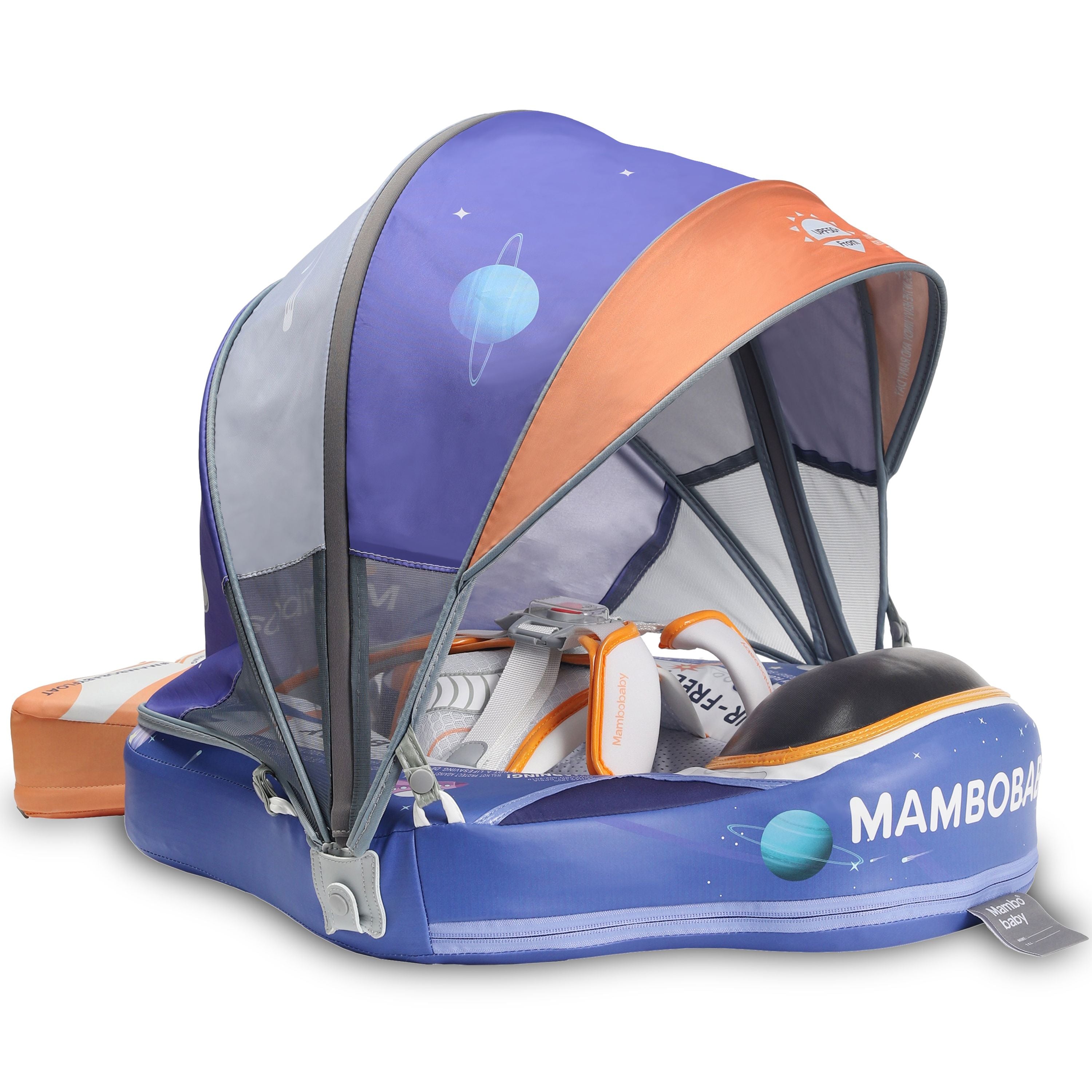 Mambobaby Float with UPF50+ Canopy and Tail Astronaut