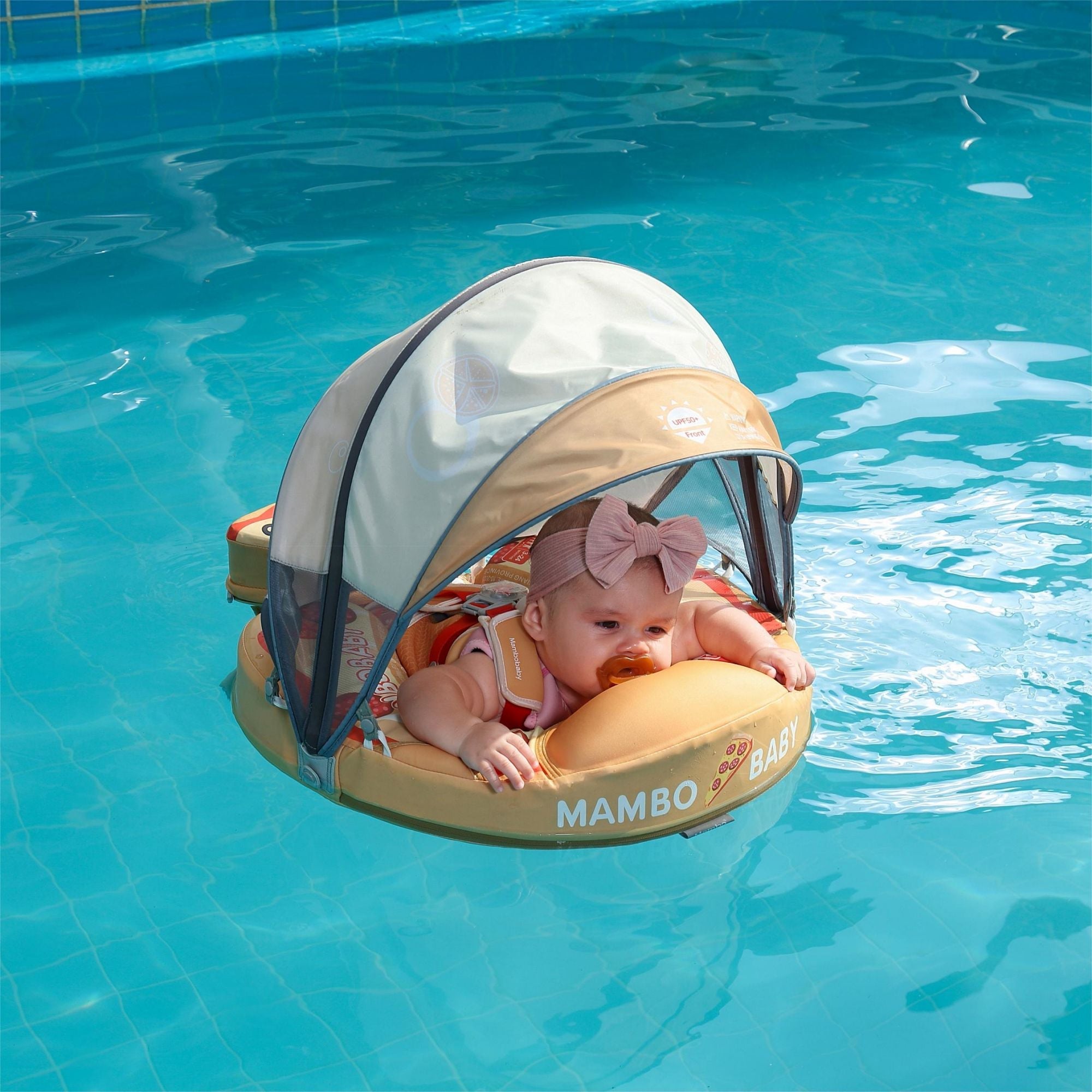 Mambobaby Swim Float Pizza Orange