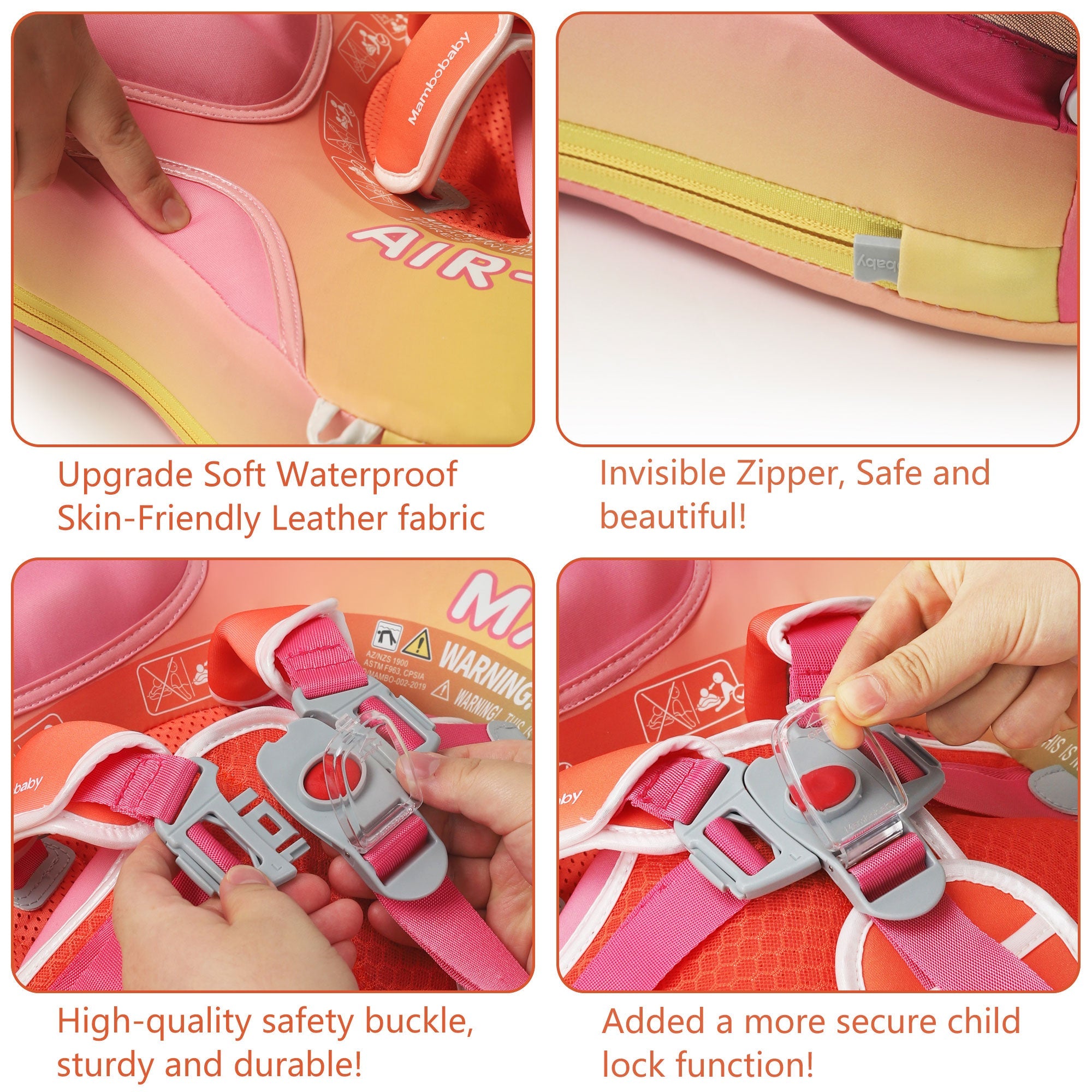 Mambobaby Float with Canopy and Tail Gradient