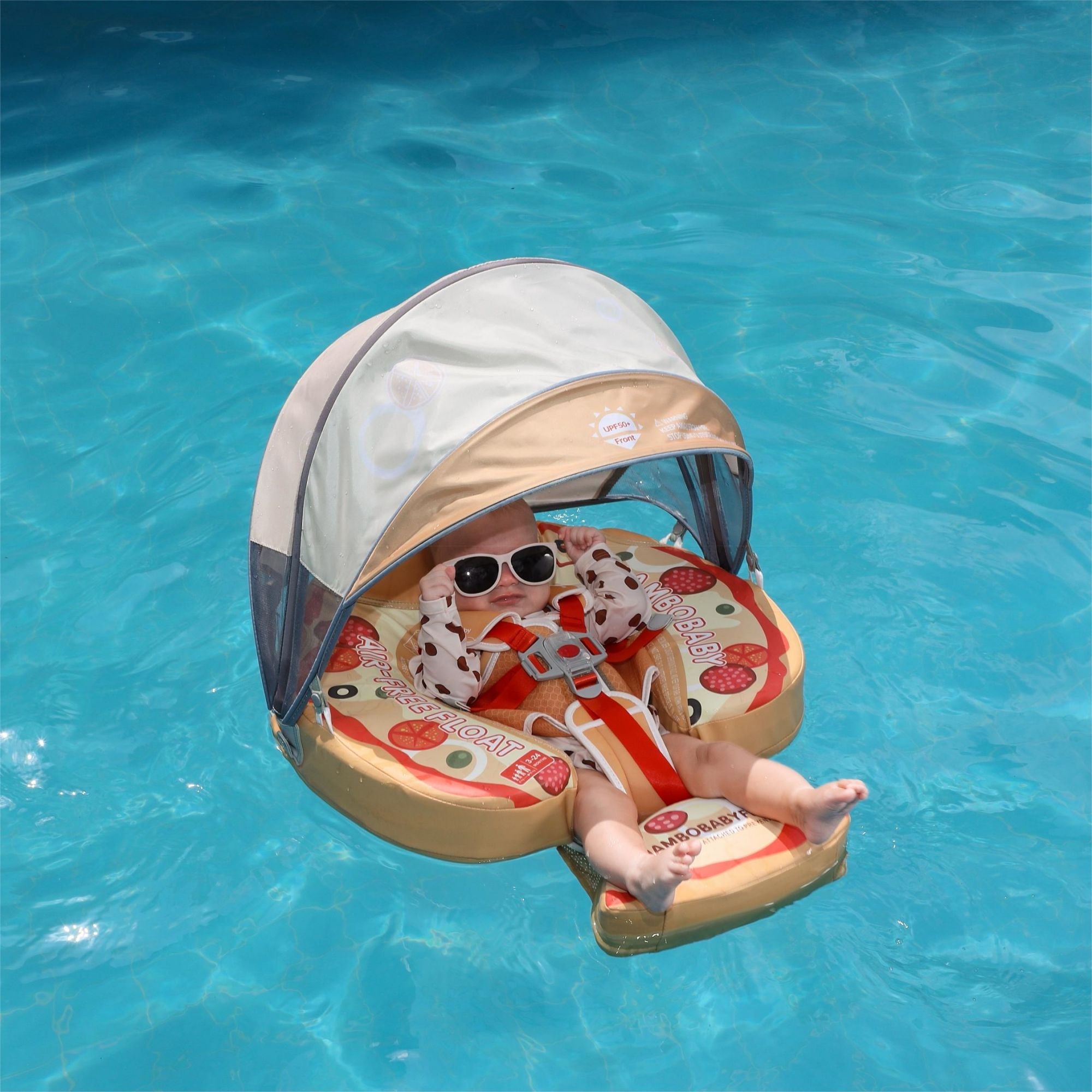 Mambobaby Swim Float Pizza Orange