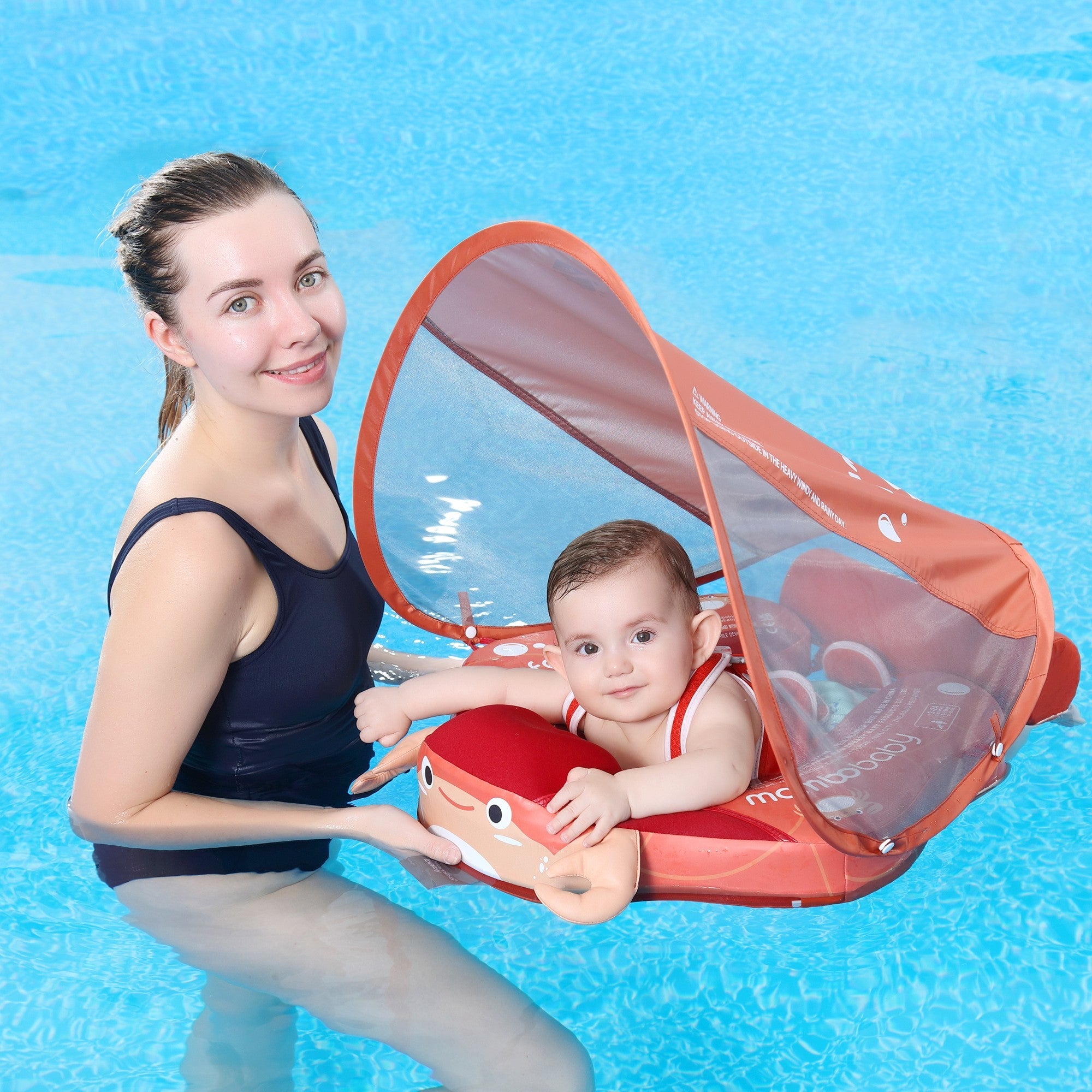 Mambobaby Float with Canopy and Tail Crab