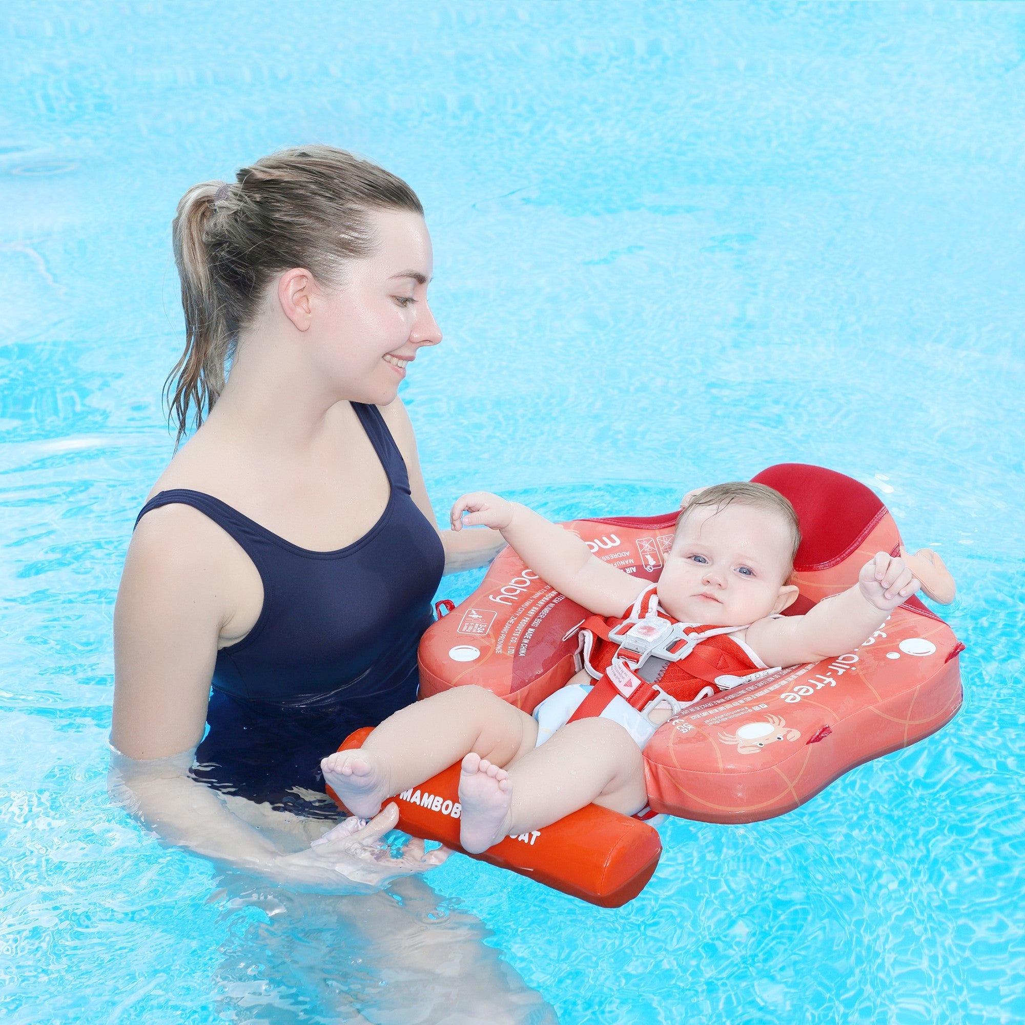 Mambobaby Float with Canopy and Tail Crab