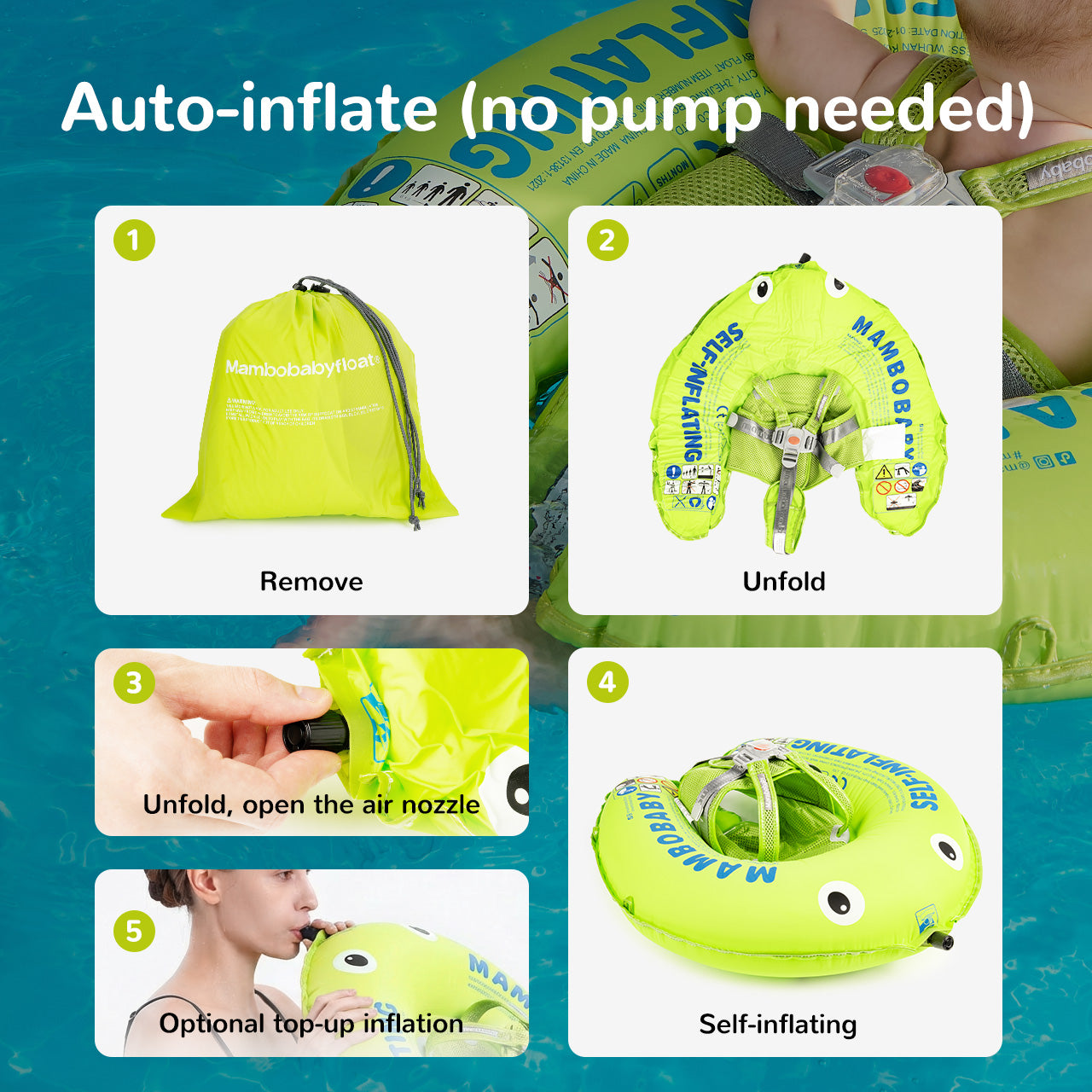 Mambobaby Self-Inflating Float