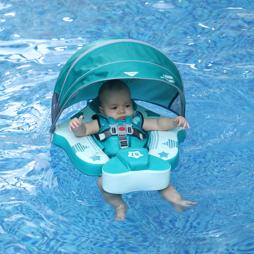 Mambobaby Swim Float with Canopy and Tail NO.07 Airplane