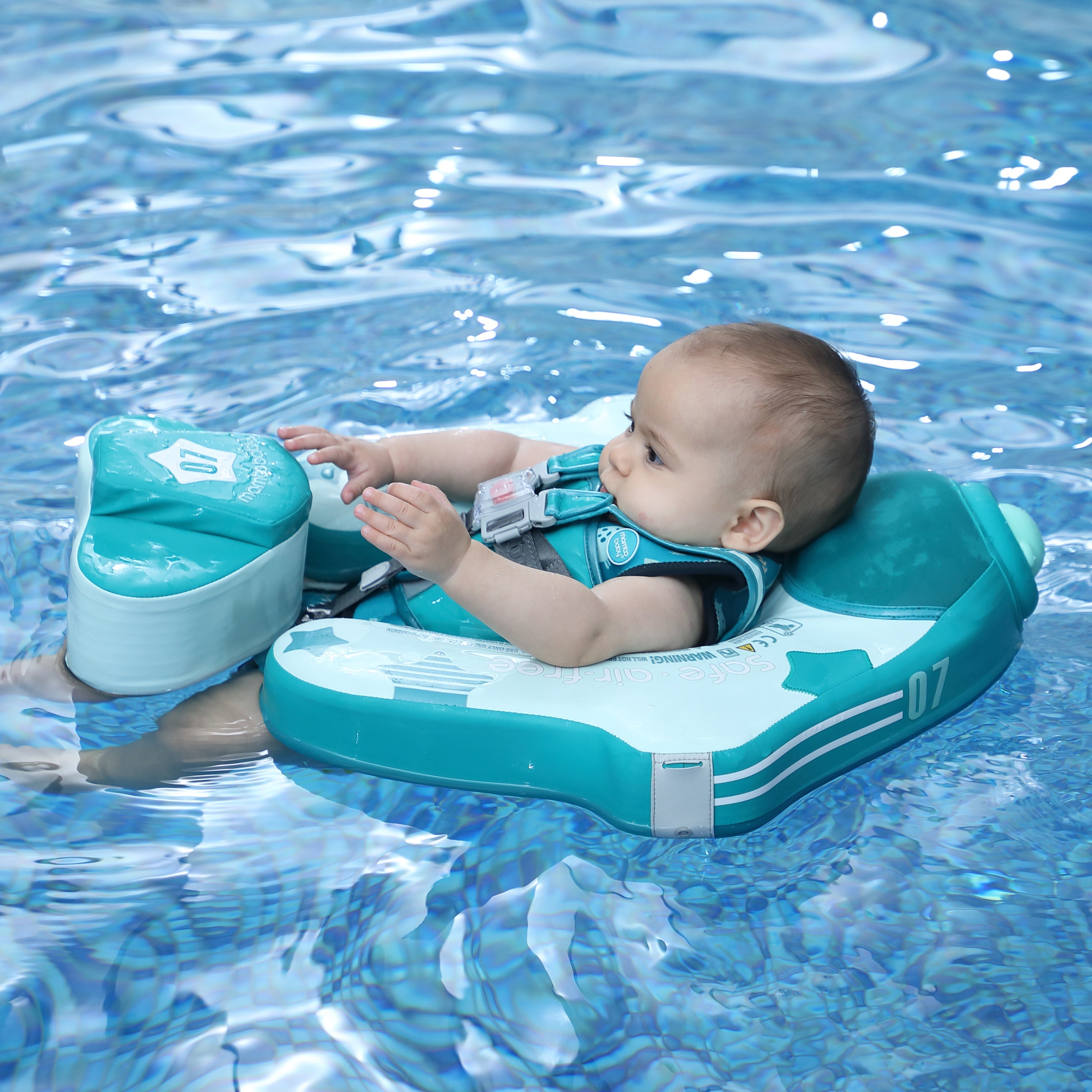 Mambobaby Swim Float with Canopy and Tail NO.07 Airplane