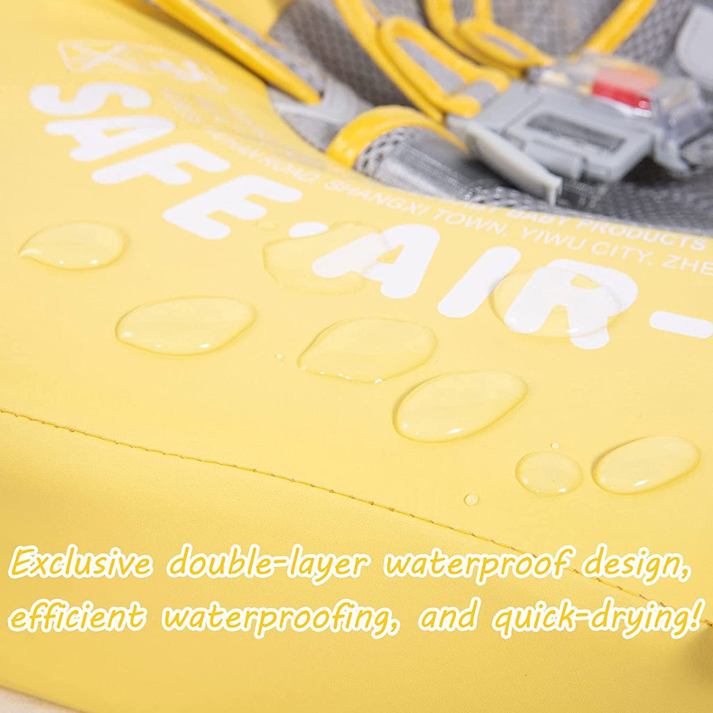 Mambobaby Float with Canopy and Tail Yellow Duck